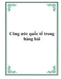 Danh mục các Công ước quốc tế về hàng hải 